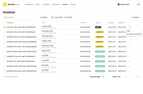 Track Invoices