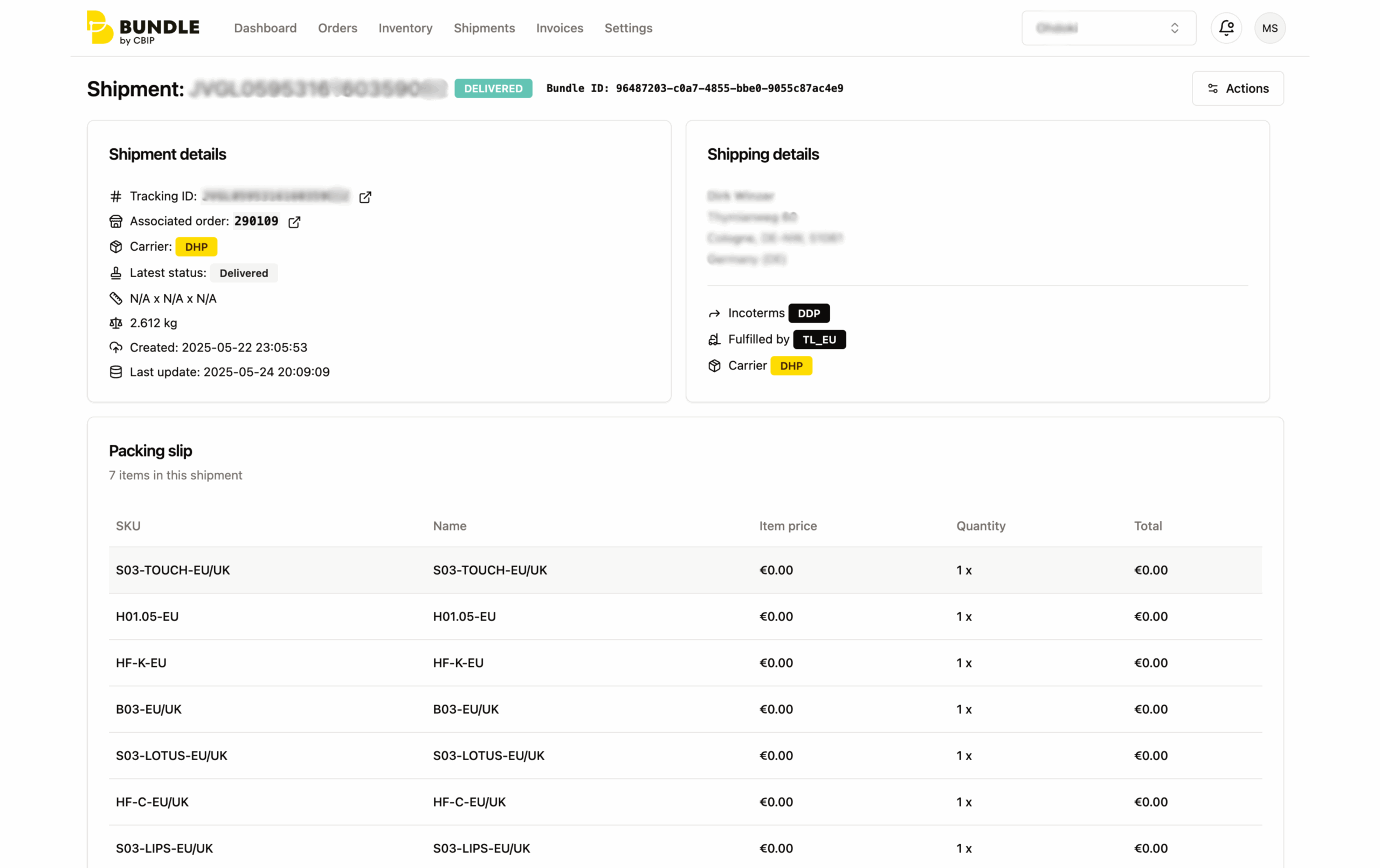 Manage Orders